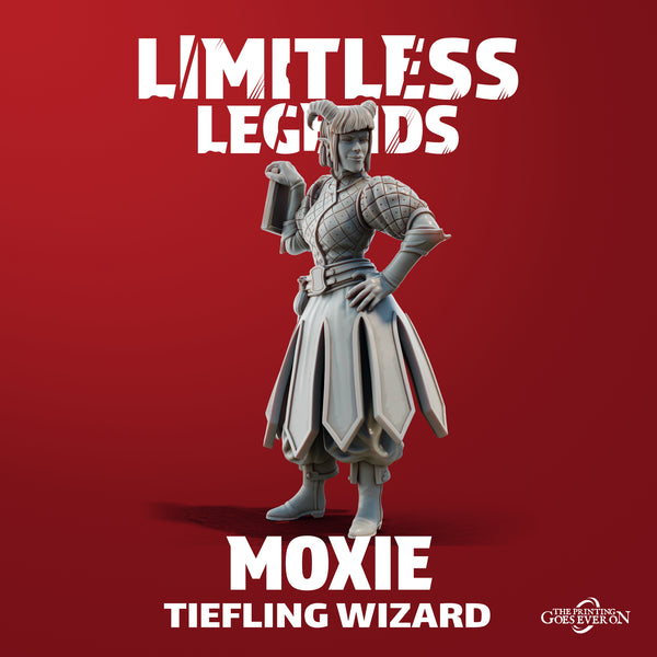 Tiefling Wizard - Moxie