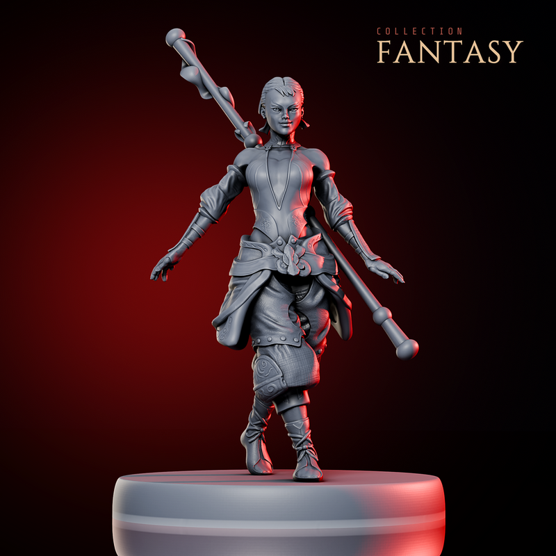 Female Monk - Only-Games