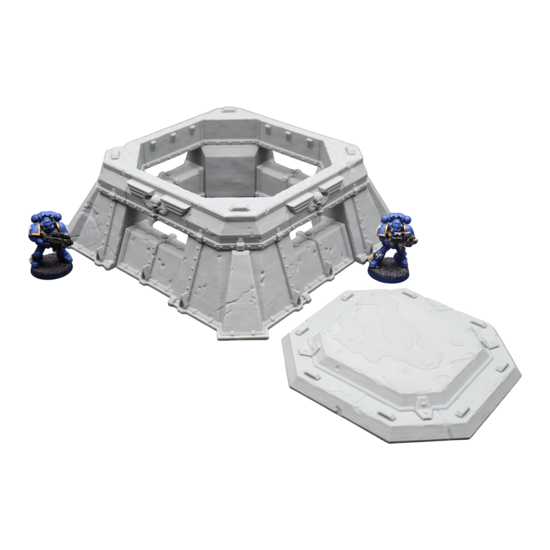 Trench Bunkers (3 sizes) - 28mm Wargaming Scatter Terrain Scenery Tabletop - Only-Games