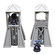 Command Station Watch Tower x2 - 28mm Wargaming Scatter Terrain Scenery Tabletop - Only-Games