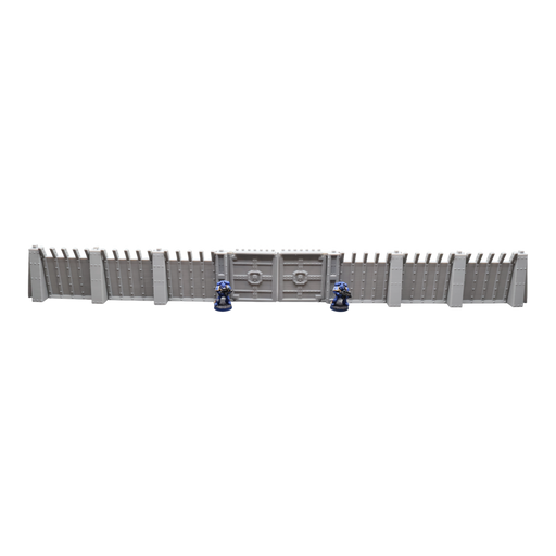 Command Station Secuity Walls - 28mm Wargaming Scatter Terrain Scenery Tabletop - Only-Games