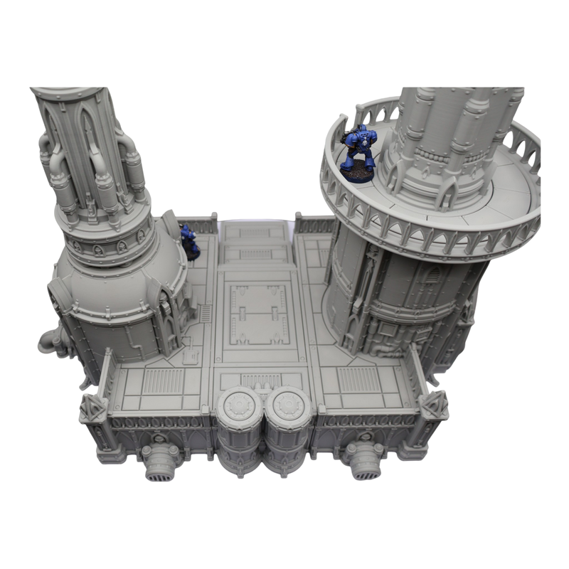 Steel Refinery Assembly #4 - 28mm Wargaming Scatter Terrain Scenery Tabletop - Only-Games