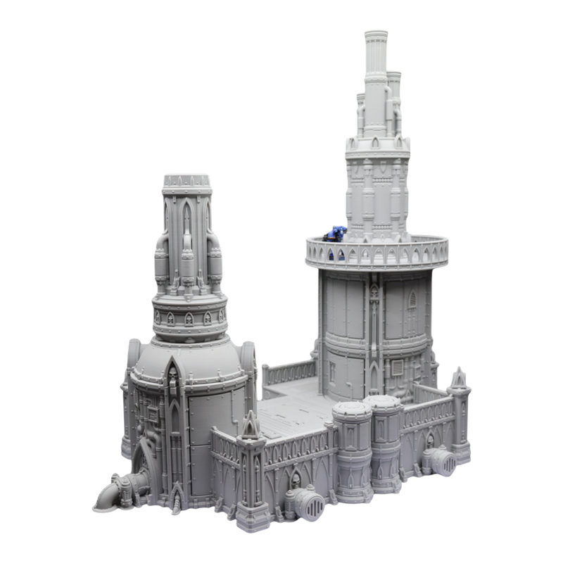 Steel Refinery Assembly #4 - 28mm Wargaming Scatter Terrain Scenery Tabletop - Only-Games