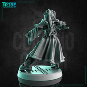(0285) Female sci-fi ninja samurai warrior with a plasma swords - Only-Games