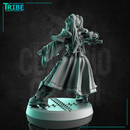 (0285) Female sci-fi ninja samurai warrior with a plasma swords - Only-Games