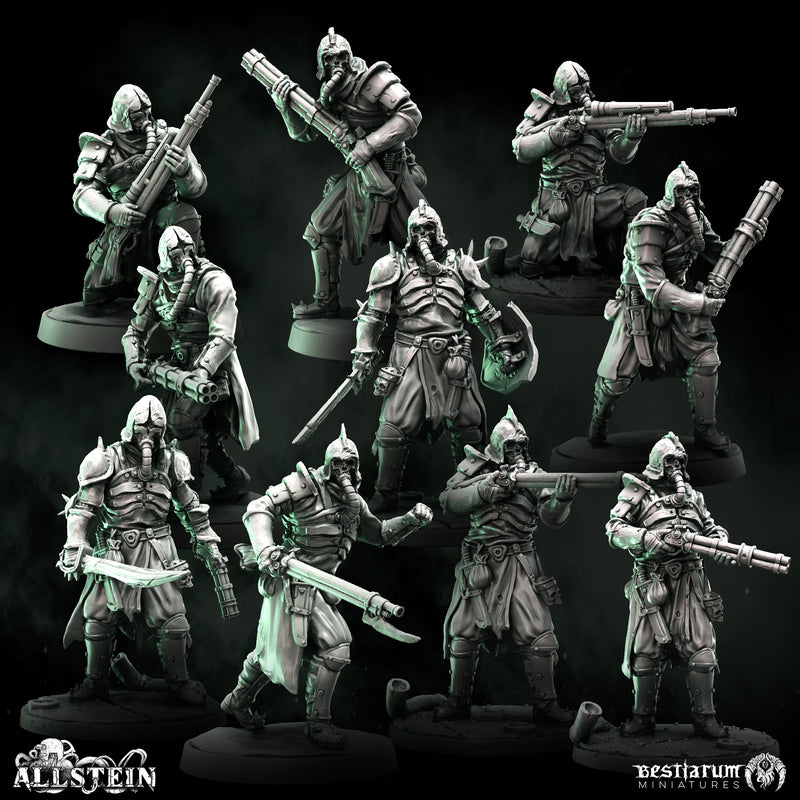 Dieselpunk Squadron | Bestiarum | Wargaming DnD Miniatures - Only-Games