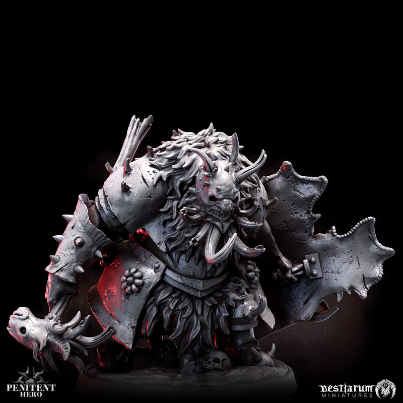 Beast Knight Leaders | Bestiarum | Wargaming DnD Miniatures - Only-Games