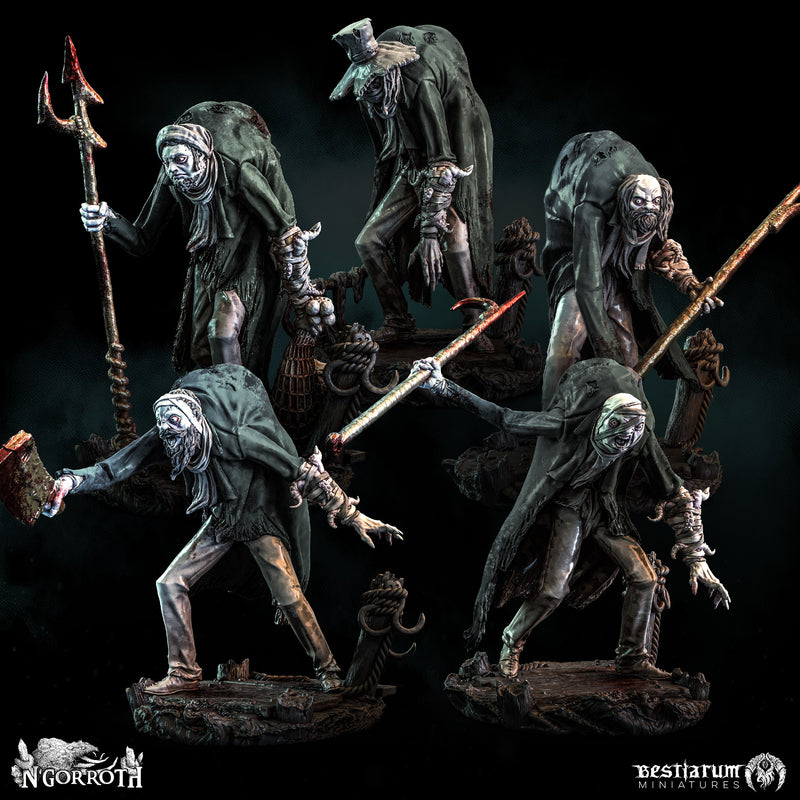 Corrupted Fisherfolk | Bestiarum | Wargaming DnD Miniatures
