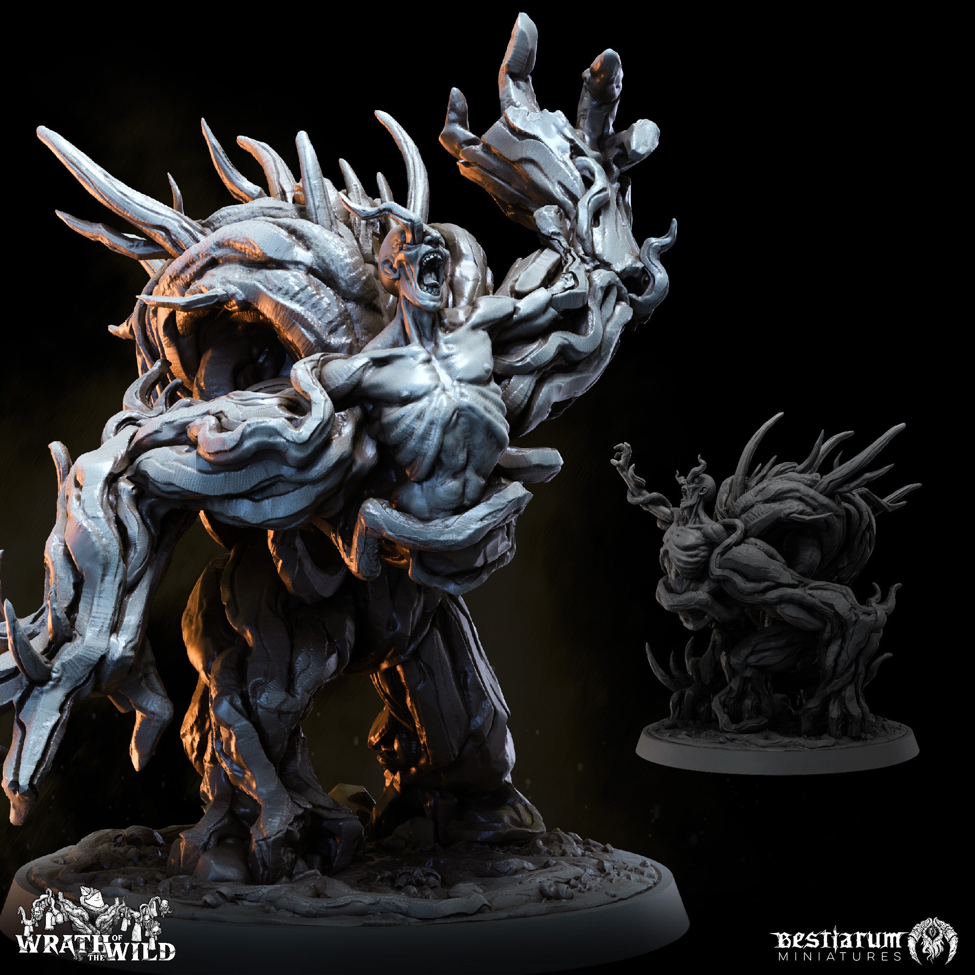 Roothost Treant x 2 - Bestiarum Studio - Miniatures by Only-Games.co