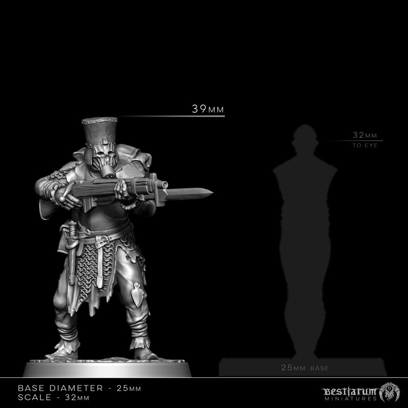 Multipart Heretic Legion | Bestiarum | Trench Crusade DnD Miniatures