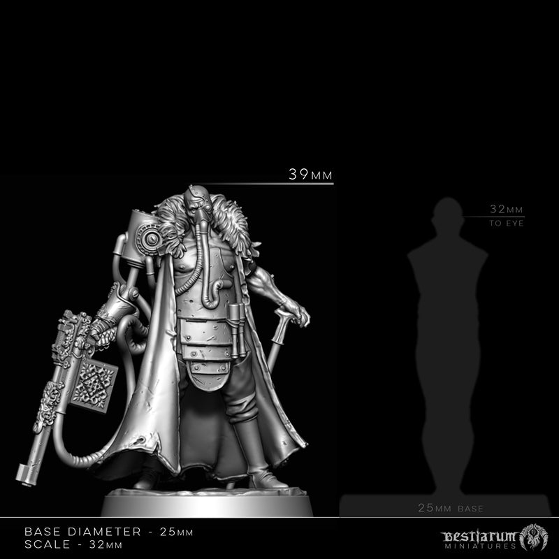Dieselpunk Squadron Commanders | Bestiarum | Trench Crusade DnD Miniatures - Only-Games
