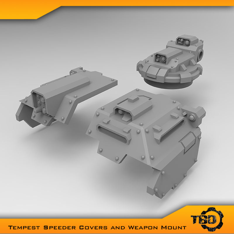 Tempest Speeder Covers and Weapon Mount - Only-Games