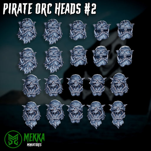 Pirate Orc Heads #2 - Only-Games