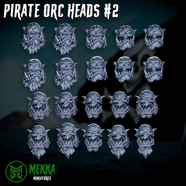 Pirate Orc Heads #2