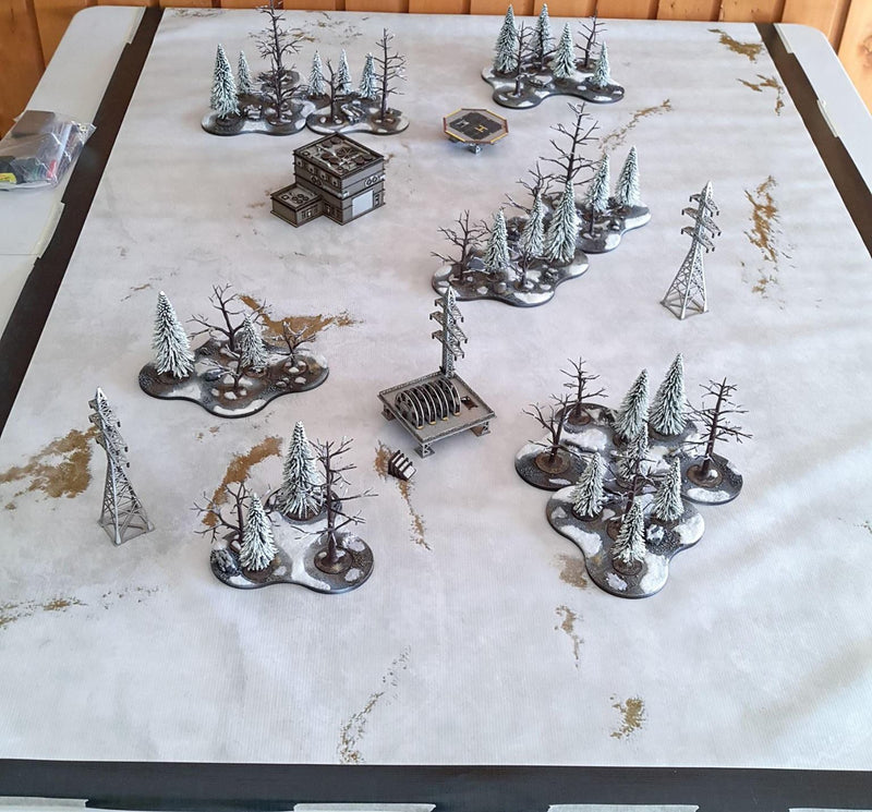 Snow wargaming mat - Only-Games
