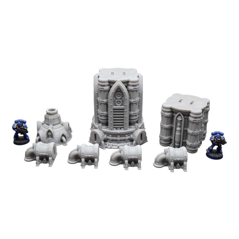 Production Compressor - 28mm Wargaming Scatter Terrain Scenery Tabletop - Only-Games