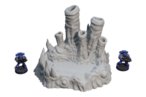 Hive Swamp #1 - 28mm Wargaming Scatter Terrain Scenery Tabletop Miniature - Only-Games