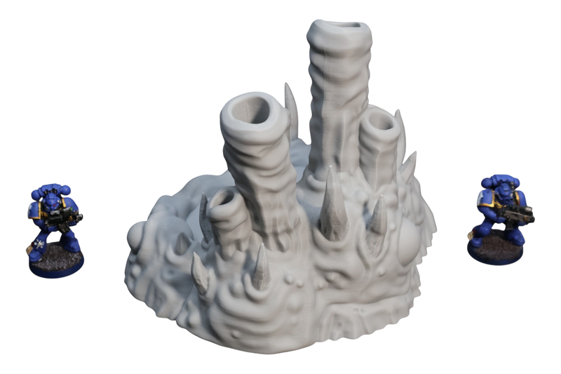 Hive Swamp #1 - 28mm Wargaming Scatter Terrain Scenery Tabletop Miniature - Only-Games