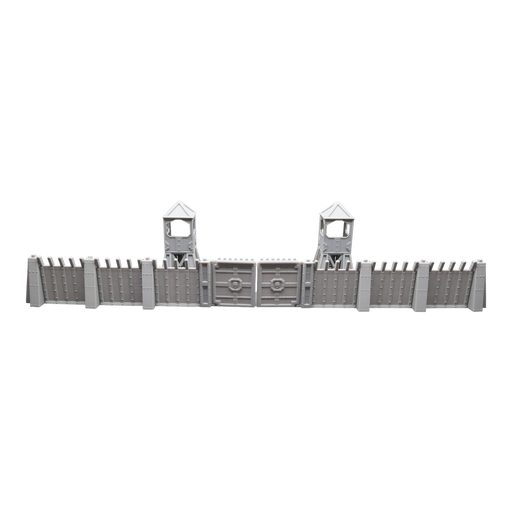 Command Station Watch Tower + Walls - 28mm Wargaming Scatter Terrain Scenery - Only-Games