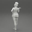 Girl explaining and Wearing Mini Dress - Only-Games