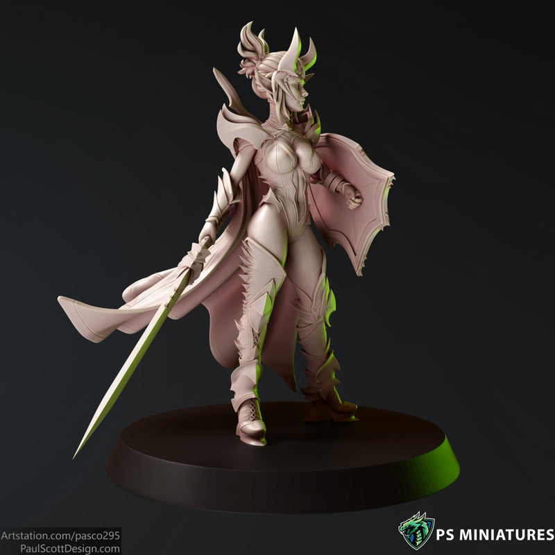 Drow Sorceress Elite Pose 1 - Only-Games