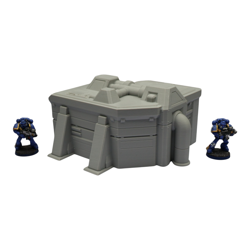 Control Station #2 - 28mm Wargaming Scatter Terrain Scenery Tabletop Grimdark - Only-Games