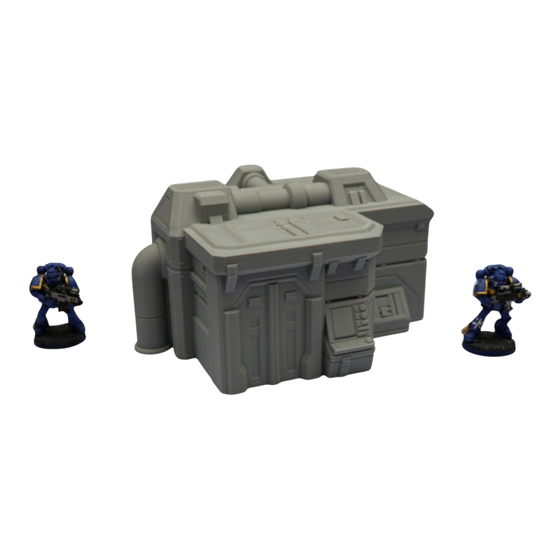 Control Station #2 - 28mm Wargaming Scatter Terrain Scenery Tabletop Grimdark - Only-Games