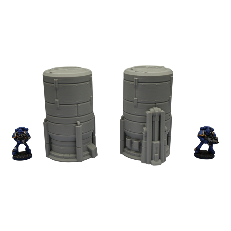 Silo #3 - 28mm Wargaming Scatter Terrain Scenery Tabletop Grimdark - Only-Games