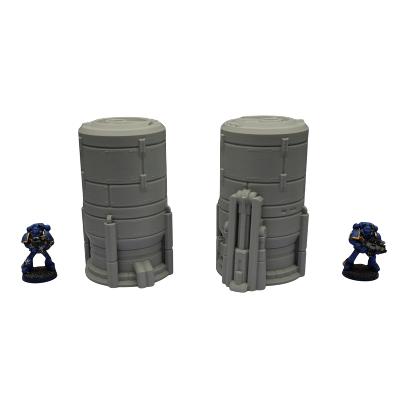 Silo #3 - 28mm Wargaming Scatter Terrain Scenery Tabletop Grimdark - Only-Games