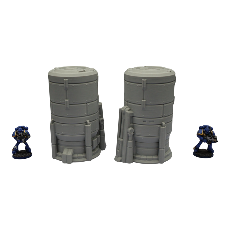 Silo #3 - 28mm Wargaming Scatter Terrain Scenery Tabletop Grimdark - Only-Games