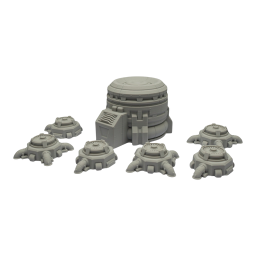 Turbine Fans - 28mm Wargaming Scatter Terrain Scenery Tabletop Grimdark - Only-Games