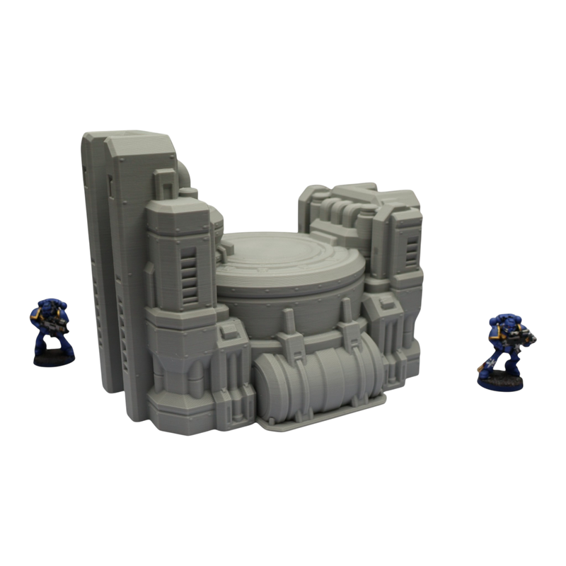 Nuclear Pump #3 - 28mm Wargaming Scatter Terrain Scenery Tabletop Grimdark - Only-Games