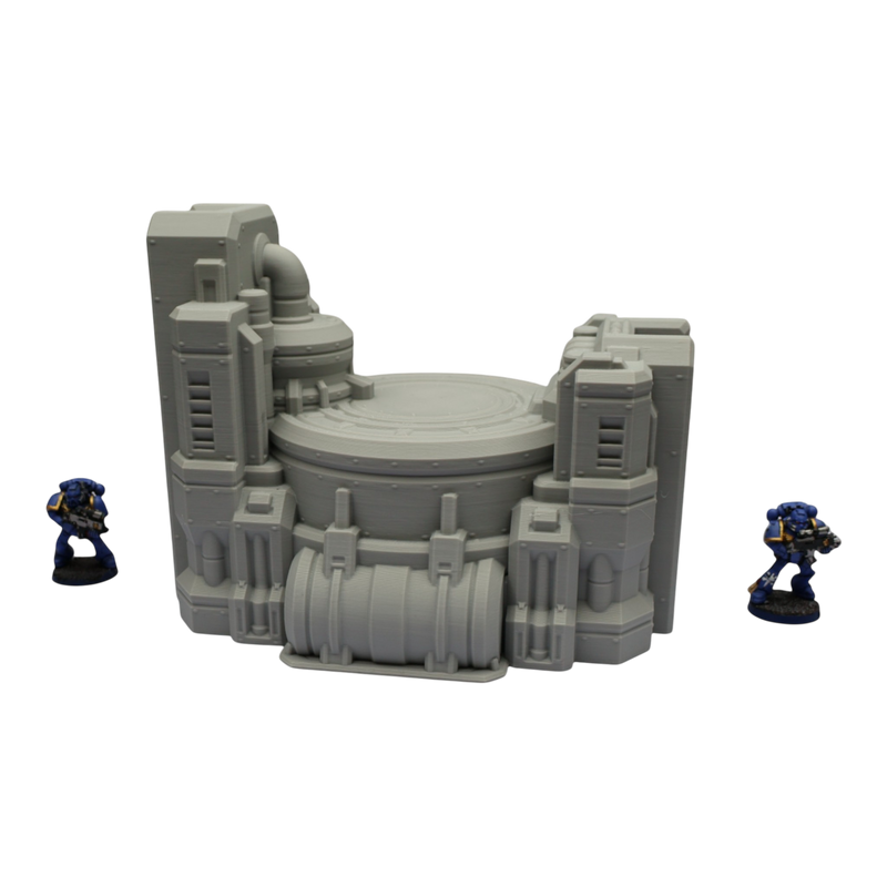 Nuclear Pump #3 - 28mm Wargaming Scatter Terrain Scenery Tabletop Grimdark - Only-Games