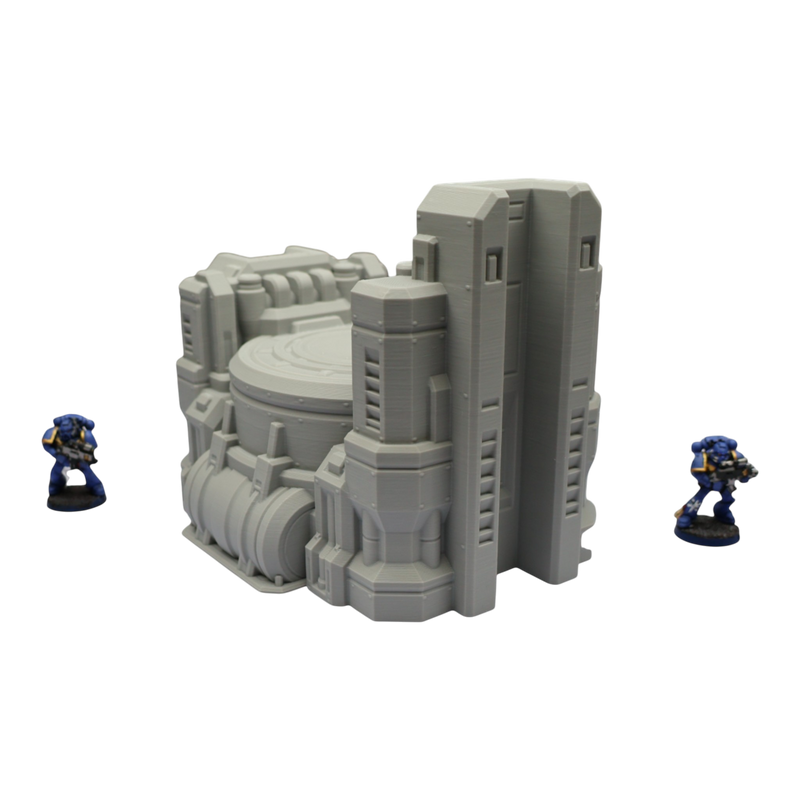 Nuclear Pump #3 - 28mm Wargaming Scatter Terrain Scenery Tabletop Grimdark - Only-Games