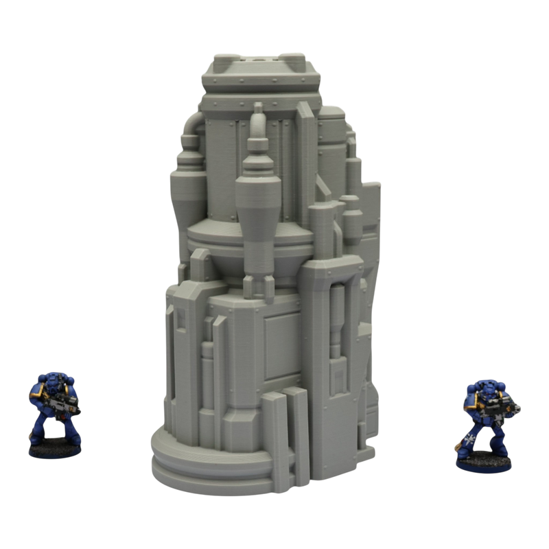 Nuclear Pump #4 - 28mm Wargaming Scatter Terrain Scenery Tabletop Grimdark - Only-Games