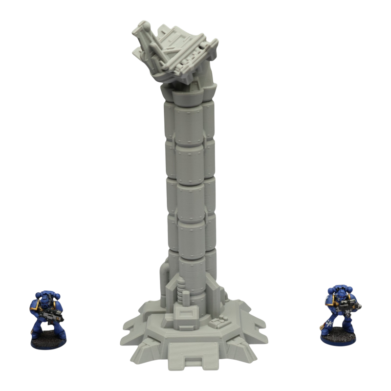 Radio Tower #4 - 28mm Wargaming Scatter Terrain Scenery Tabletop Grimdark - Only-Games
