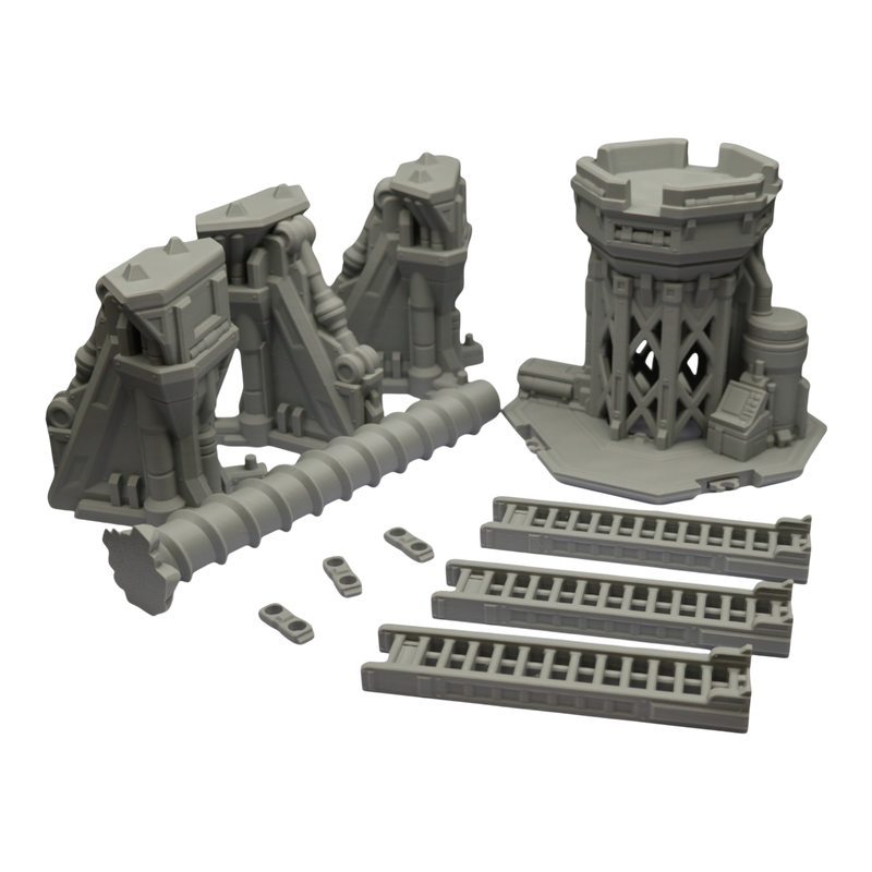 Mining Drill - 28mm Wargaming Scatter Terrain Scenery Tabletop Grimdark - Only-Games