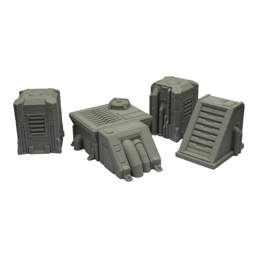 Generators Set #1 - 28mm Wargaming Scatter Terrain Scenery Tabletop Grimdark - Only-Games