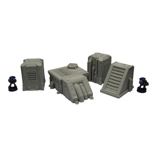 Generators Set #1 - 28mm Wargaming Scatter Terrain Scenery Tabletop Grimdark - Only-Games