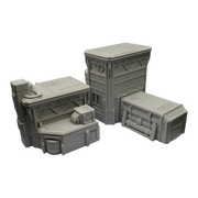 Fuel Station Set - 28mm Wargaming Scatter Terrain Scenery Tabletop Grimdark - Only-Games