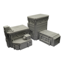 Fuel Station Set - 28mm Wargaming Scatter Terrain Scenery Tabletop Grimdark - Only-Games