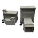 Fuel Station Set - 28mm Wargaming Scatter Terrain Scenery Tabletop Grimdark - Only-Games