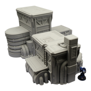 Fuel Station Set - 28mm Wargaming Scatter Terrain Scenery Tabletop Grimdark - Only-Games