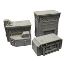 Fuel Station Set - 28mm Wargaming Scatter Terrain Scenery Tabletop Grimdark - Only-Games