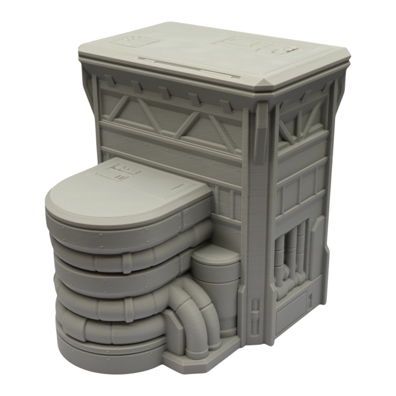 Fuel Station #1 - 28mm Wargaming Scatter Terrain Scenery Tabletop Grimdark - Only-Games