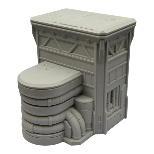 Fuel Station #1 - 28mm Wargaming Scatter Terrain Scenery Tabletop Grimdark - Only-Games