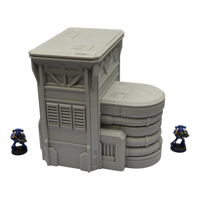 Fuel Station #1 - 28mm Wargaming Scatter Terrain Scenery Tabletop Grimdark - Only-Games