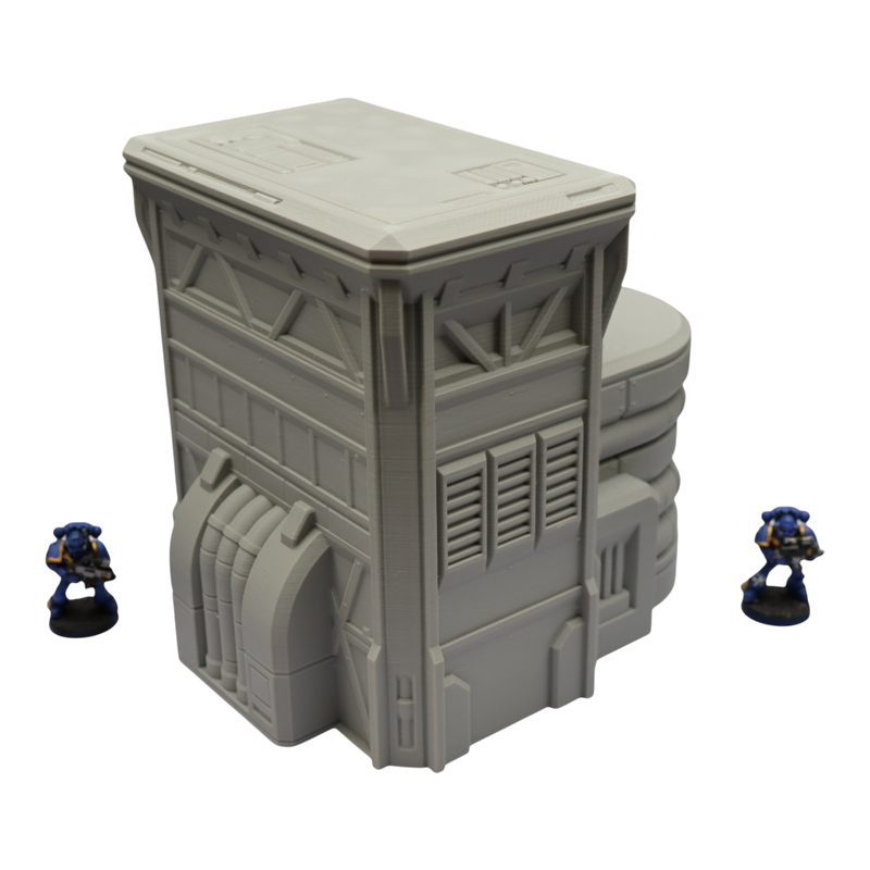 Fuel Station #1 - 28mm Wargaming Scatter Terrain Scenery Tabletop Grimdark - Only-Games