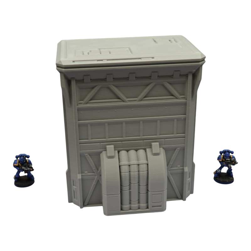 Fuel Station #1 - 28mm Wargaming Scatter Terrain Scenery Tabletop Grimdark - Only-Games