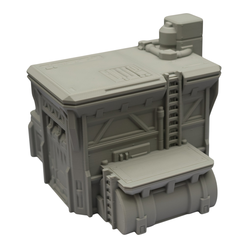 Fuel Station #2 - 28mm Wargaming Scatter Terrain Scenery Tabletop Grimdark - Only-Games